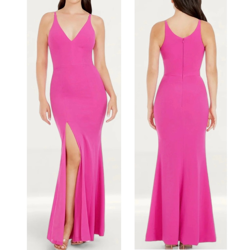NWT Dress The Population ‘Iris’ Pink Gown
